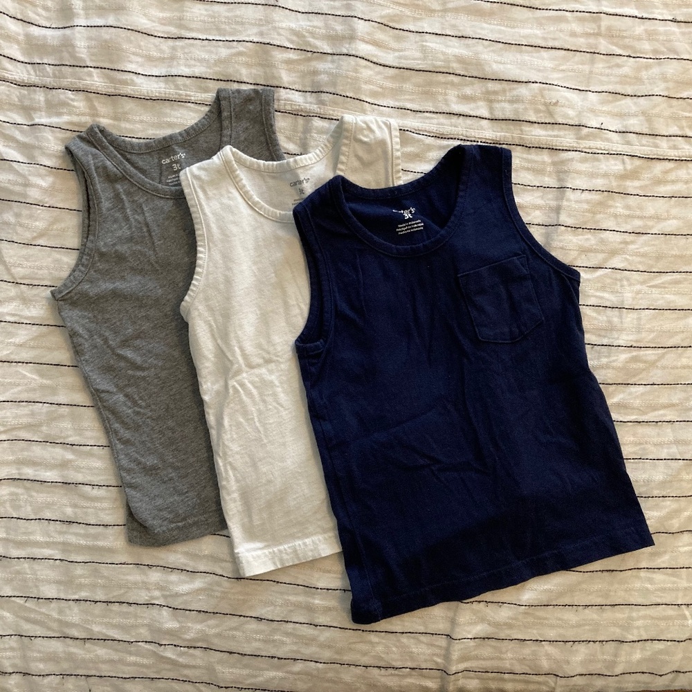 Carter's Tank Top Lot (Size 3T)